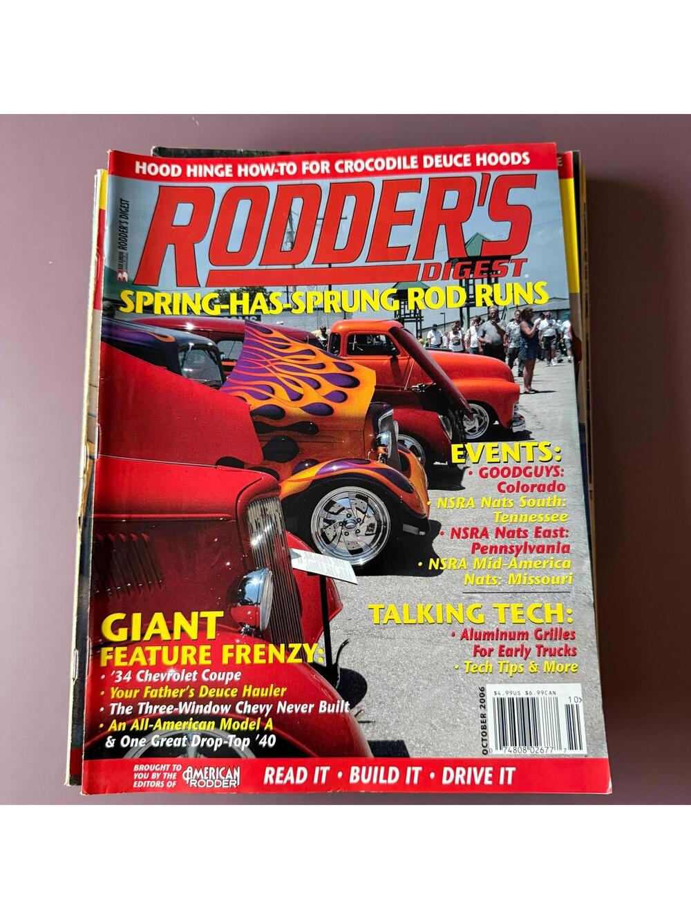 Vintage Hot Rodder Chevy Auto Magazine Custom Rodder B2